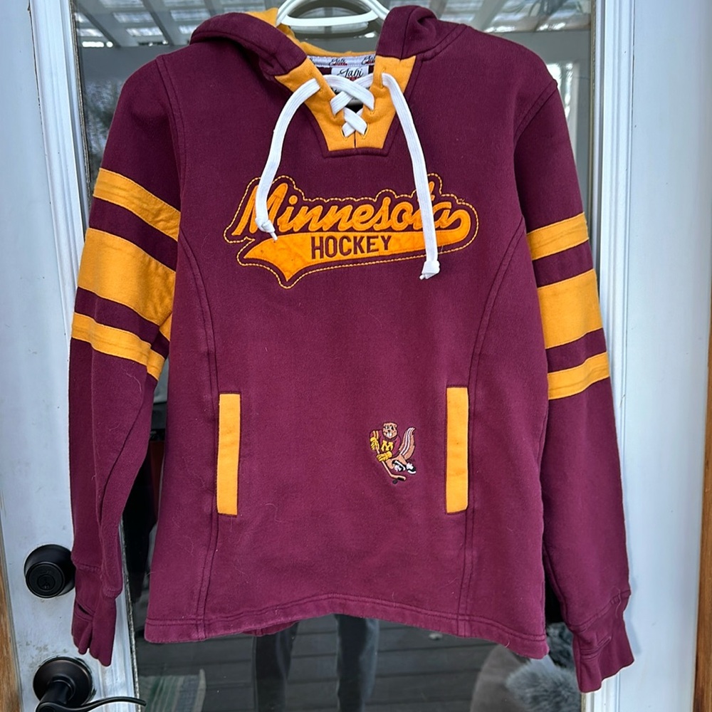 University of Minnesota GOPHERS HOCKEY Hoody sweatshirt (vintage?)